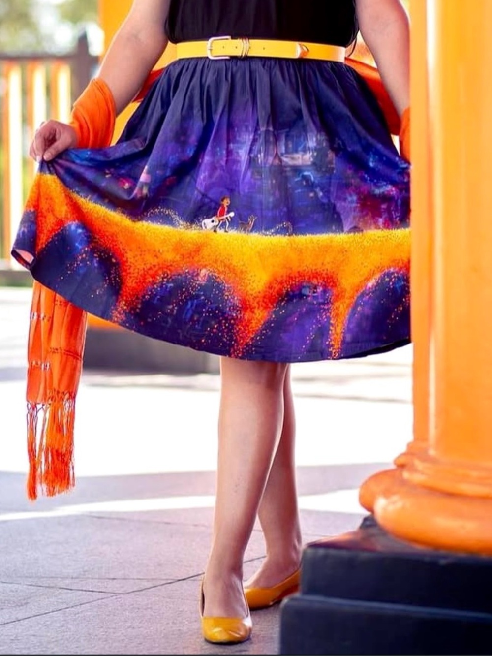 Stitch Shoppe by Loungefly Coco Marigold Bridge Skirt 3X
